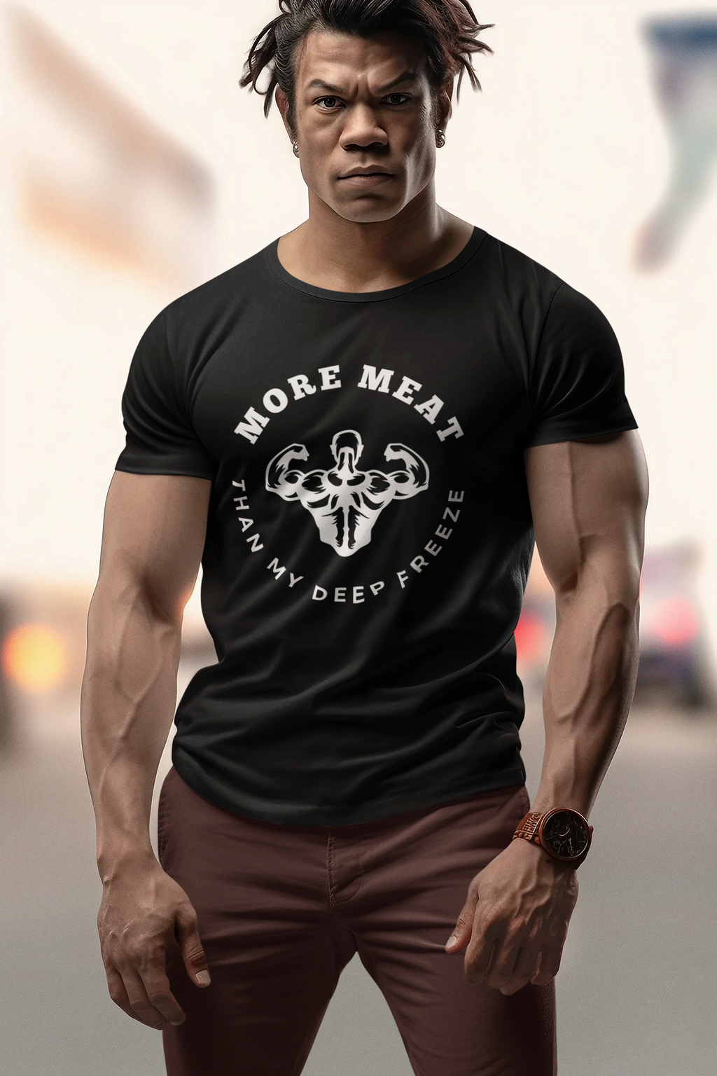 Gym T-Shirt, Workout Tee, Fitness Shirt, Exercise Top, Athletic Apparel